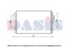 AKS DASIS 976062P500 Condenser, air conditioning